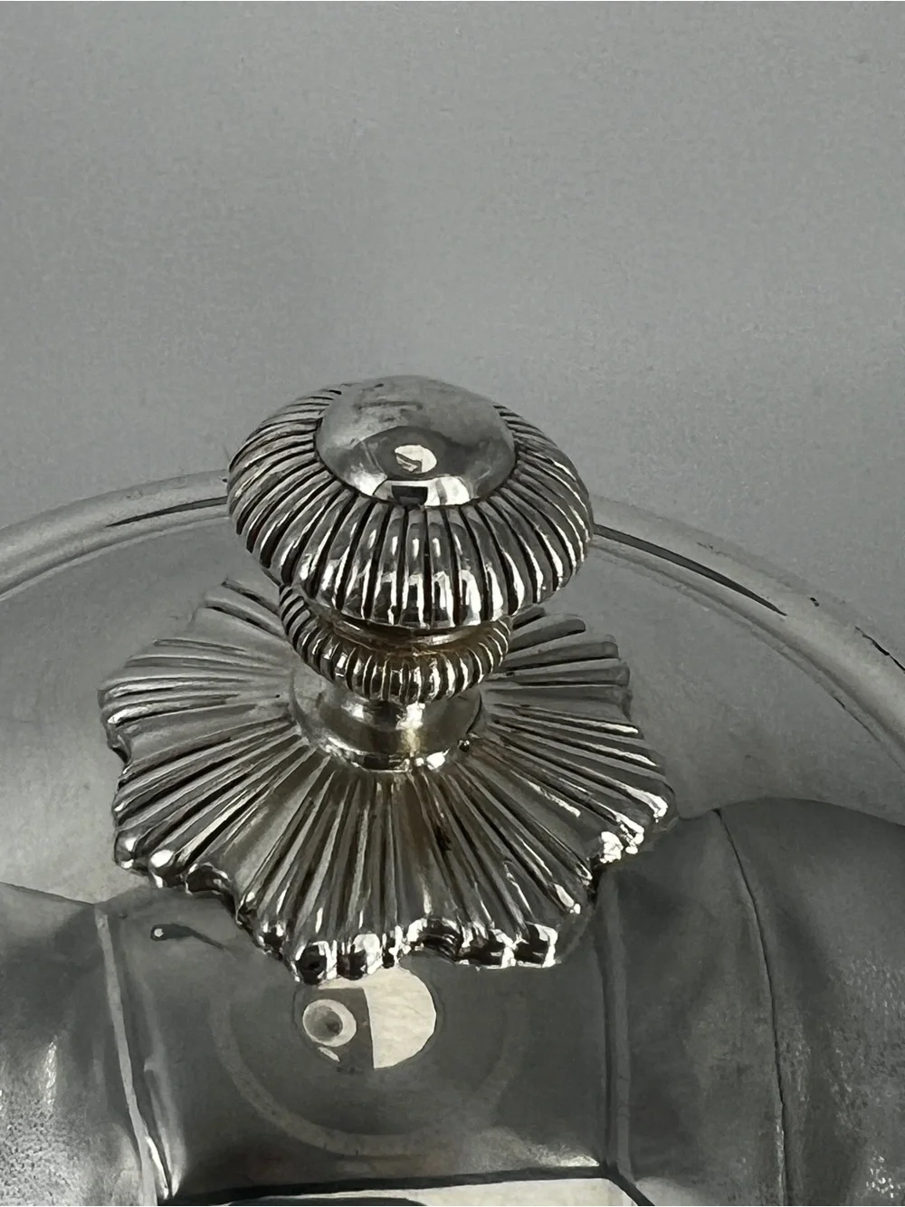 Vintage Christofle Malmaison Silver-Plated Caviar Set – Closed Lotus Bud Lid